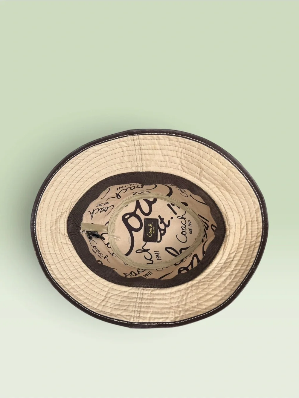 Coach Vintage Canvas Bucket Hat
